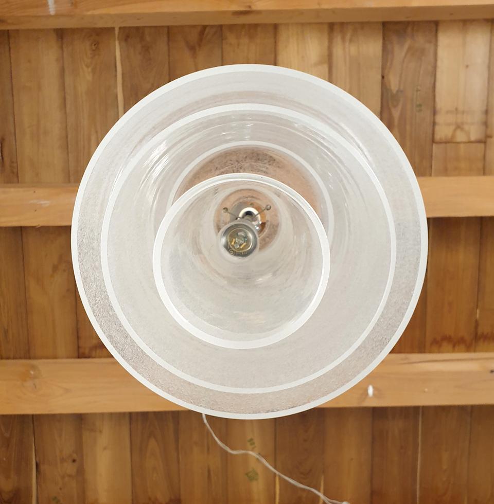Mid-Century Modern Glass Pendant Light by Carlo Nason for Mazzega, Italy, 1970s 2