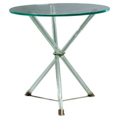 Mid-Century Modern Glass Round Table by Seguso, Italy