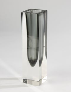 Mid-Century Modern Glass Sommerso Vase - Flavio Poli