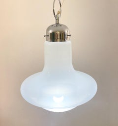 Mid-Century Modern Glass Suspension, Italy, 1960s