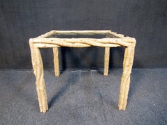 Moderner Glastisch aus der Mitte des Jahrhunderts