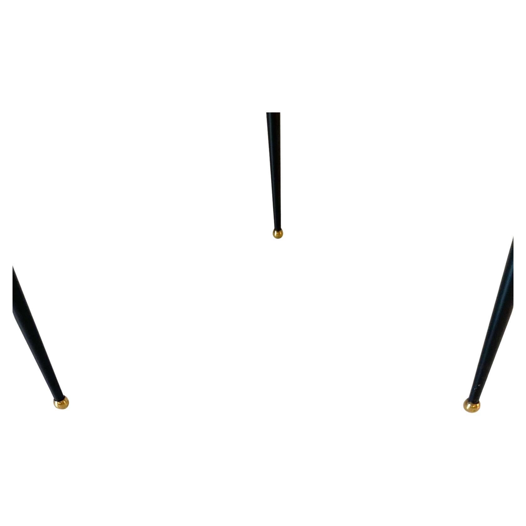 Vintage-Tisch aus Glas im Stil von Fontana Arte, Italien, 1950er Jahre im Angebot 2