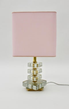 Mid-Century Modern Glass Table Lamp by Bakalowits, Vienna, 1960s