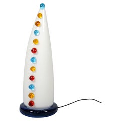 Mid-Century Modern Glass Table Lamp by Vistosi