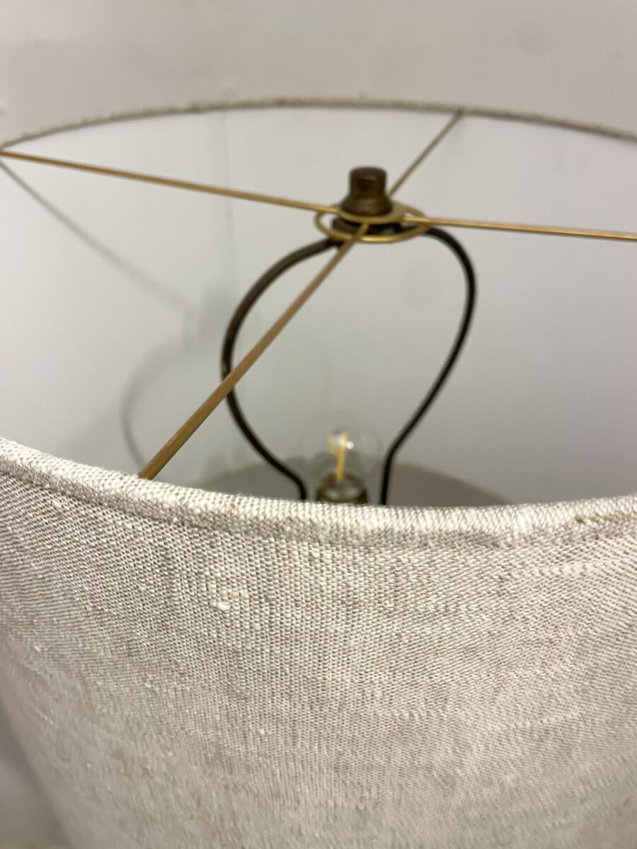 Lampe de table en verre moderne du milieu du siècle