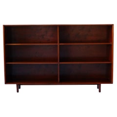 Mid-century Modern Sliding Glass Door Bookcase Cabinet by Robert Heritage