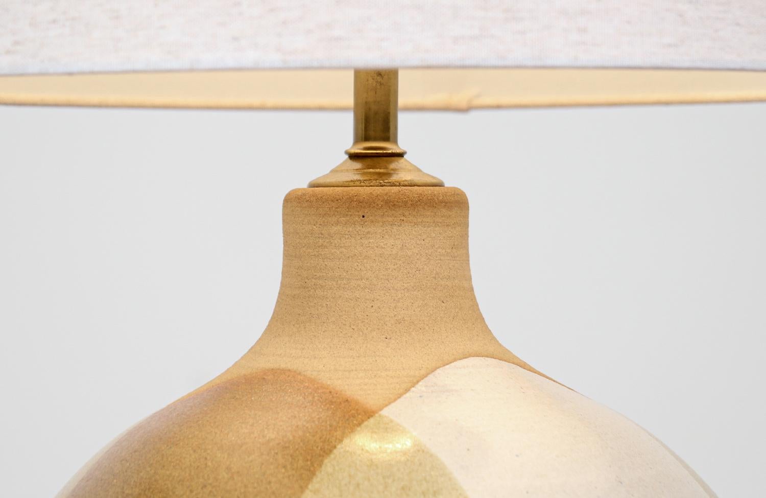 Mid-20th Century Mid-Century Modern Glazed Ceramic Table Lamp