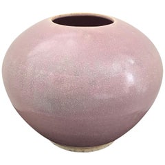 Vase en céramique émaillée mi-siècle moderne de Walter Yovaish, 1975