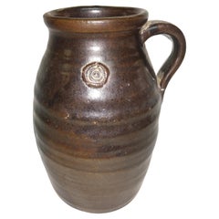 Mid Century Modern Glasierte Krugvase von Herbert Sargent Autor Produzent Potter