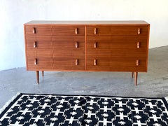 Mid-Century Modern Glenn of California Walnut Dresser by Stanley Young