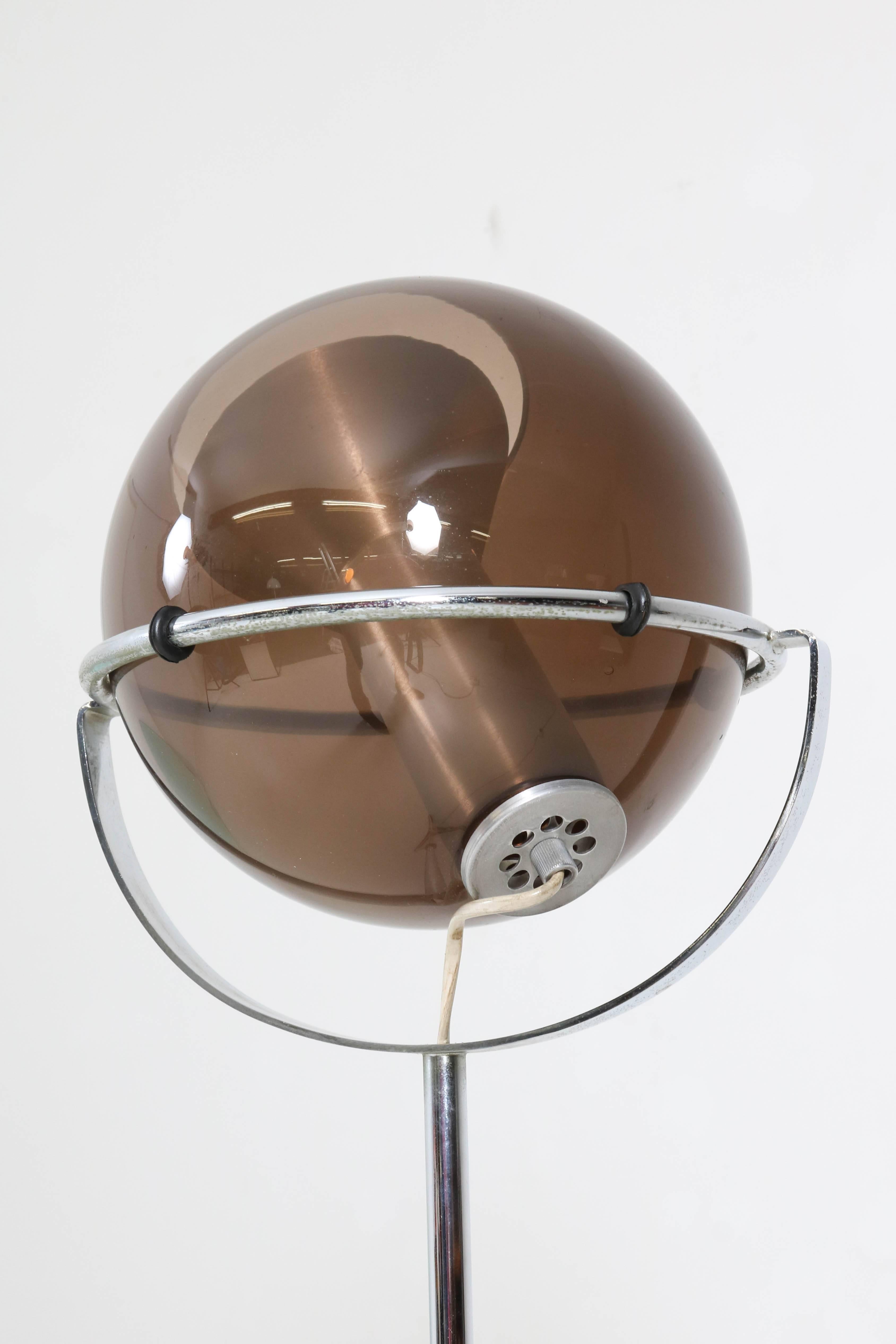 Mid-Century Modern Globe 2000 Floor Lamp by Frank Ligtelijn for RAAK, 1960s 1