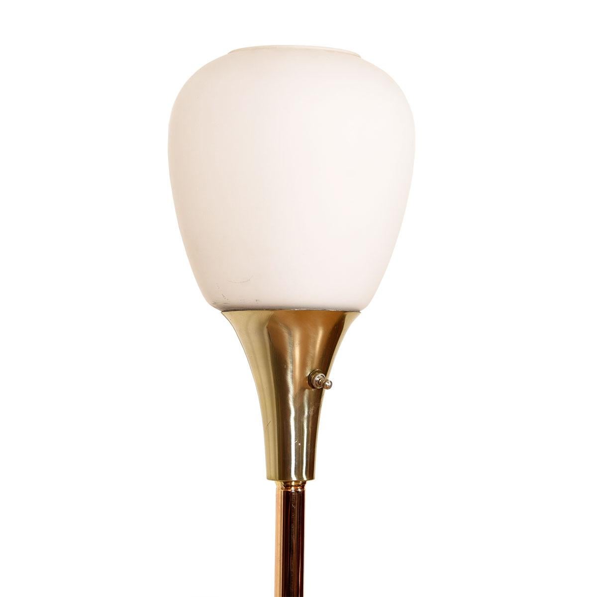 Mid-Century Modern Globe Floor Lamp

Additional information:
Featured at Kensington
Iconic & Original

Dimension: Ø 14 base x H 54 to top of glass shade.