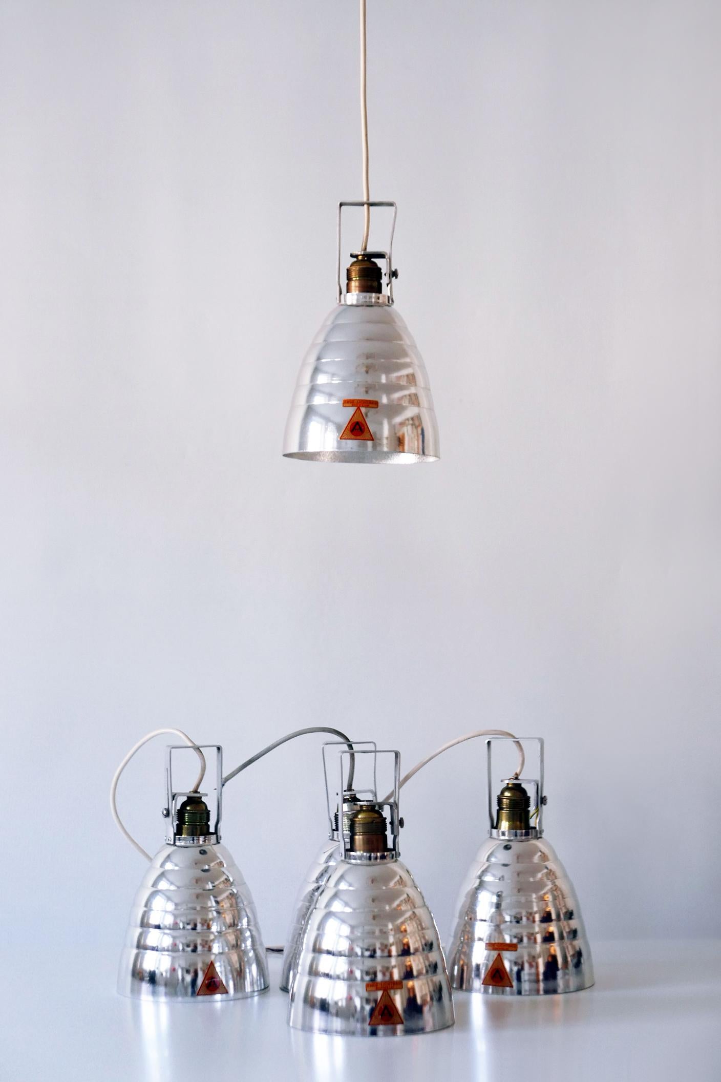 Allemand Plafonniers ou lampes suspendues modernes et brillants du milieu du siècle par Alux, Allemagne en vente