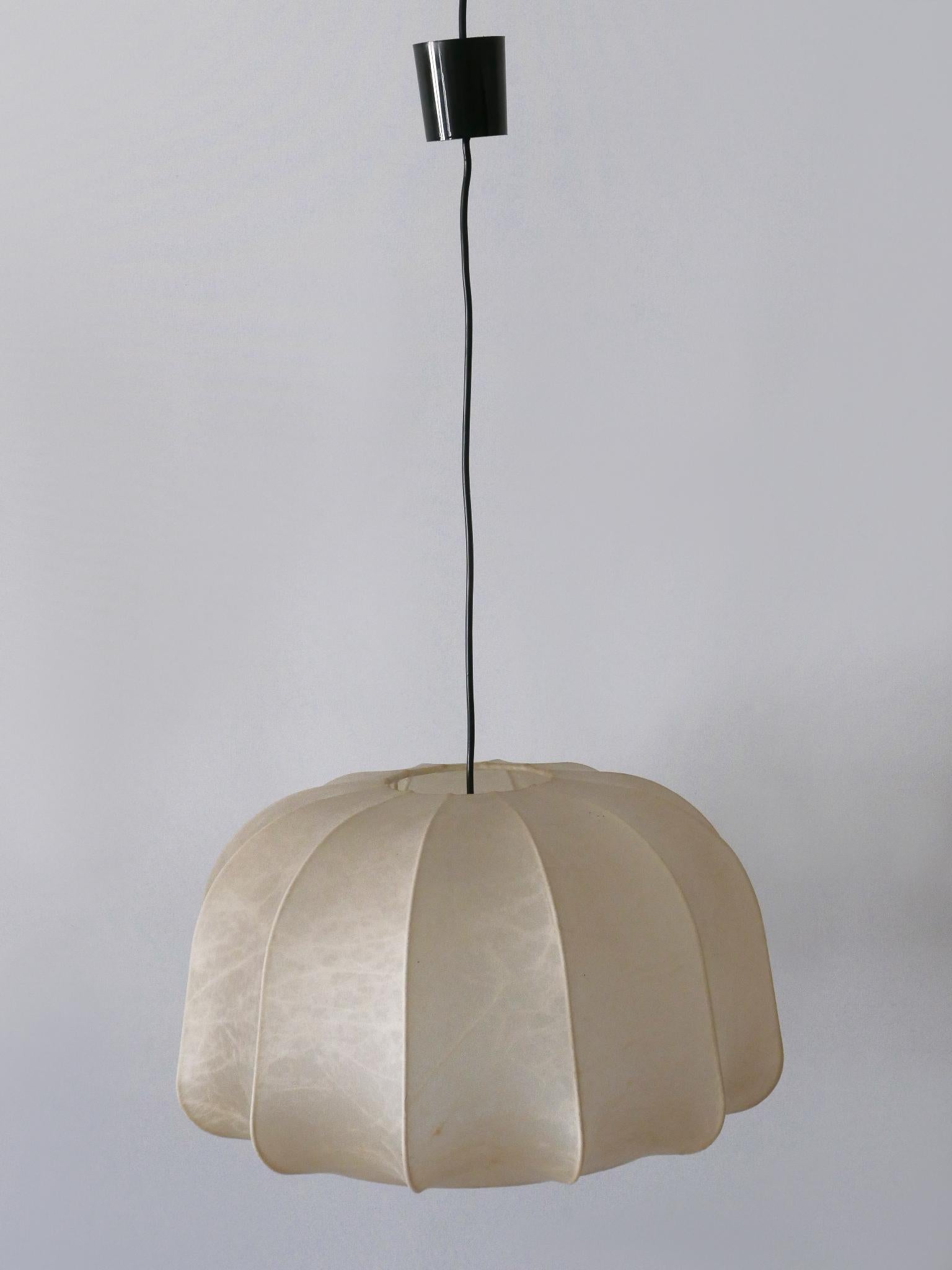 Filé Lampe pendante ou suspension Cocoon Goldkant Modernity Allemagne 1960s en vente