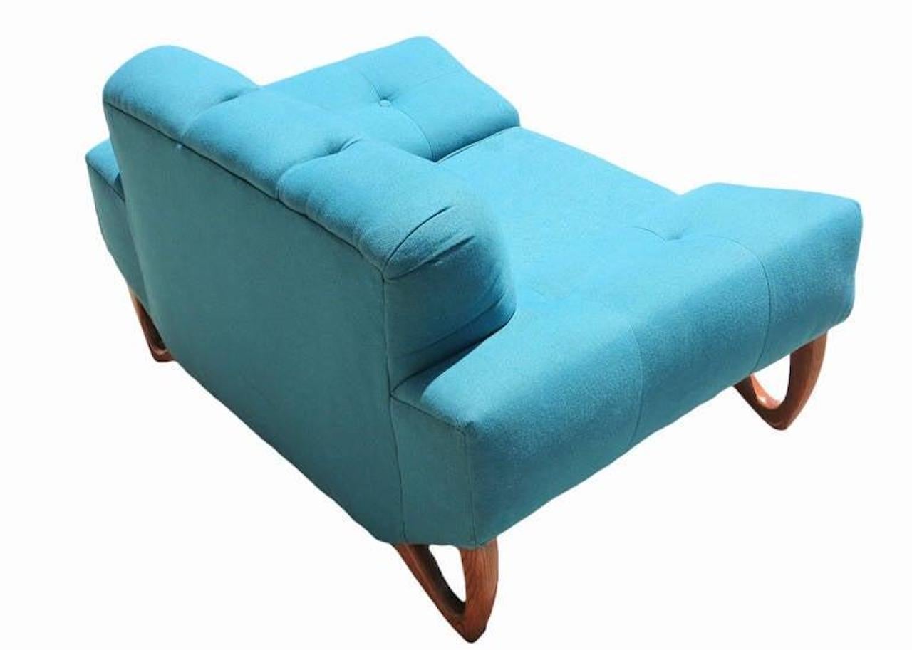 American Mid-Century Modern Gondola Lounge Chair in Manner of Adrian Pearsall