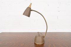 Mid-Century Modern Gooseneck Desk Lamp or Table Lamp, Circa 1950s