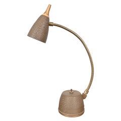 Mid-Century Modern Gooseneck Desk Lamp or Table Lamp, Circa 1950s
