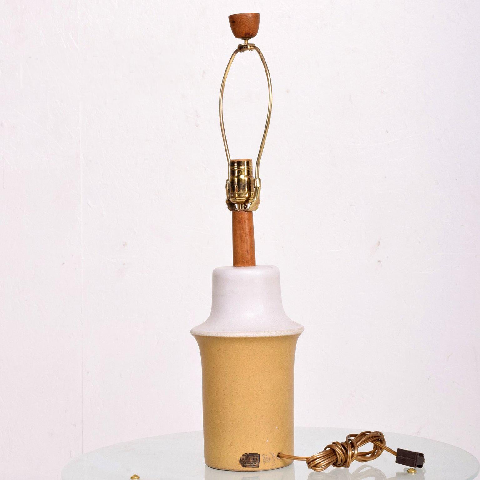 Mid-Century Modern Mid Century Modern Gordon Martz Ceramic Table Lamp