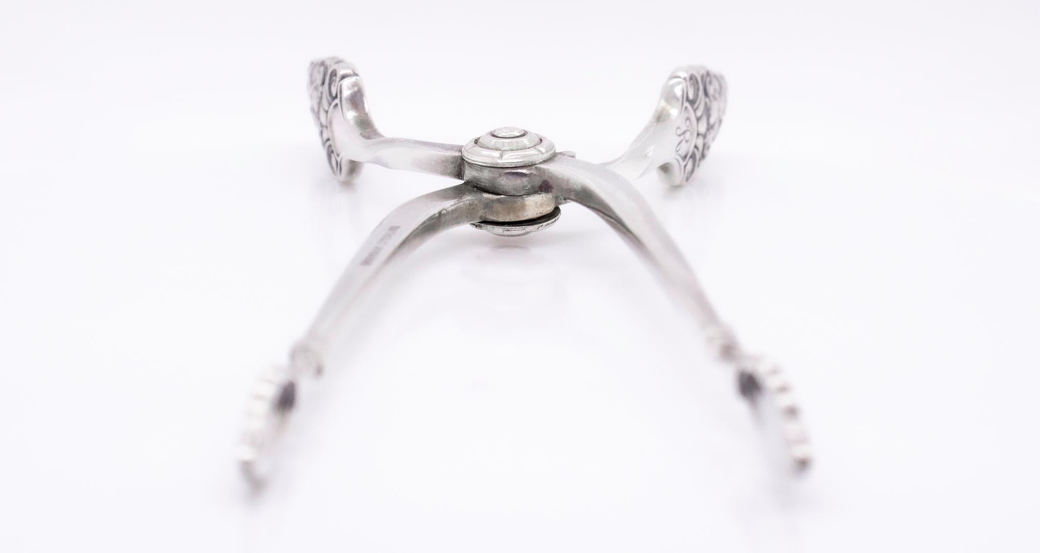 The Modern Modernity Gorham Sterling Silver Old Sovereign Sugar Tongs or Nips (Pince à sucre ou Nips)  en vente 3