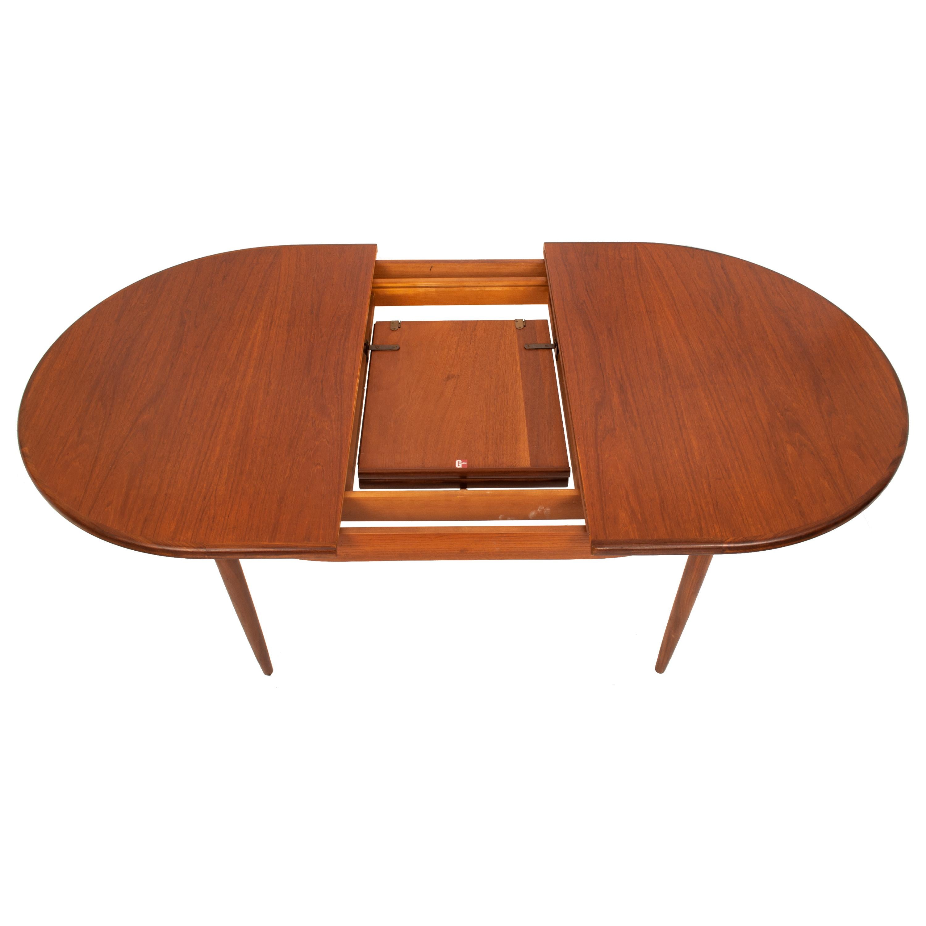 MidCentury Modern Gplan Fresco Extendable Butterfly Leaf Teak Dining