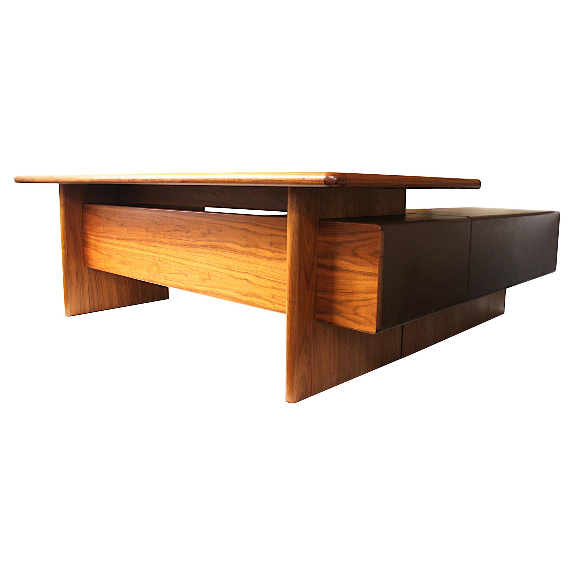 Mid-Century Modern GR90 L-Shaped Executive Desk by Ray Leigh for Gordon Russell