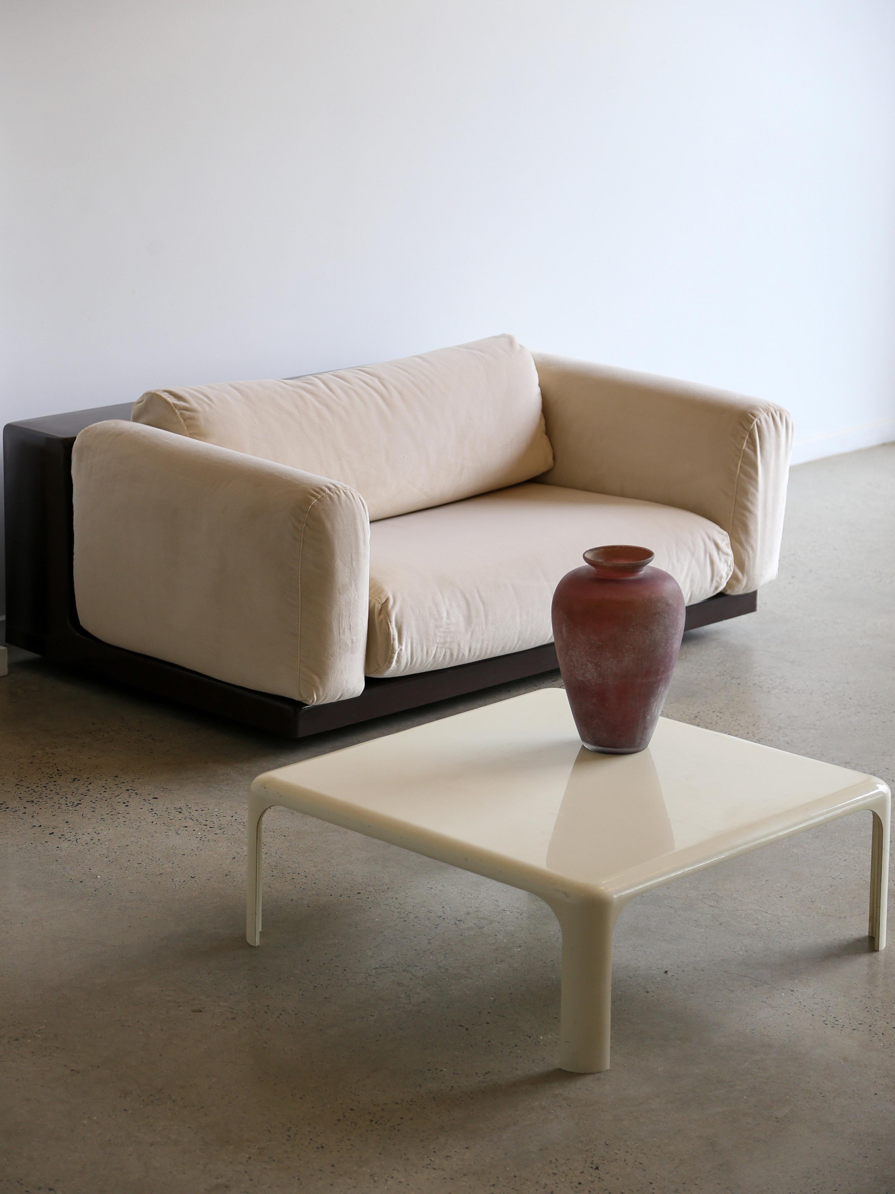 Mid Century Modern Gradual Sofa mit braunem Sockel von Cini Boeri für Knoll im Angebot 5