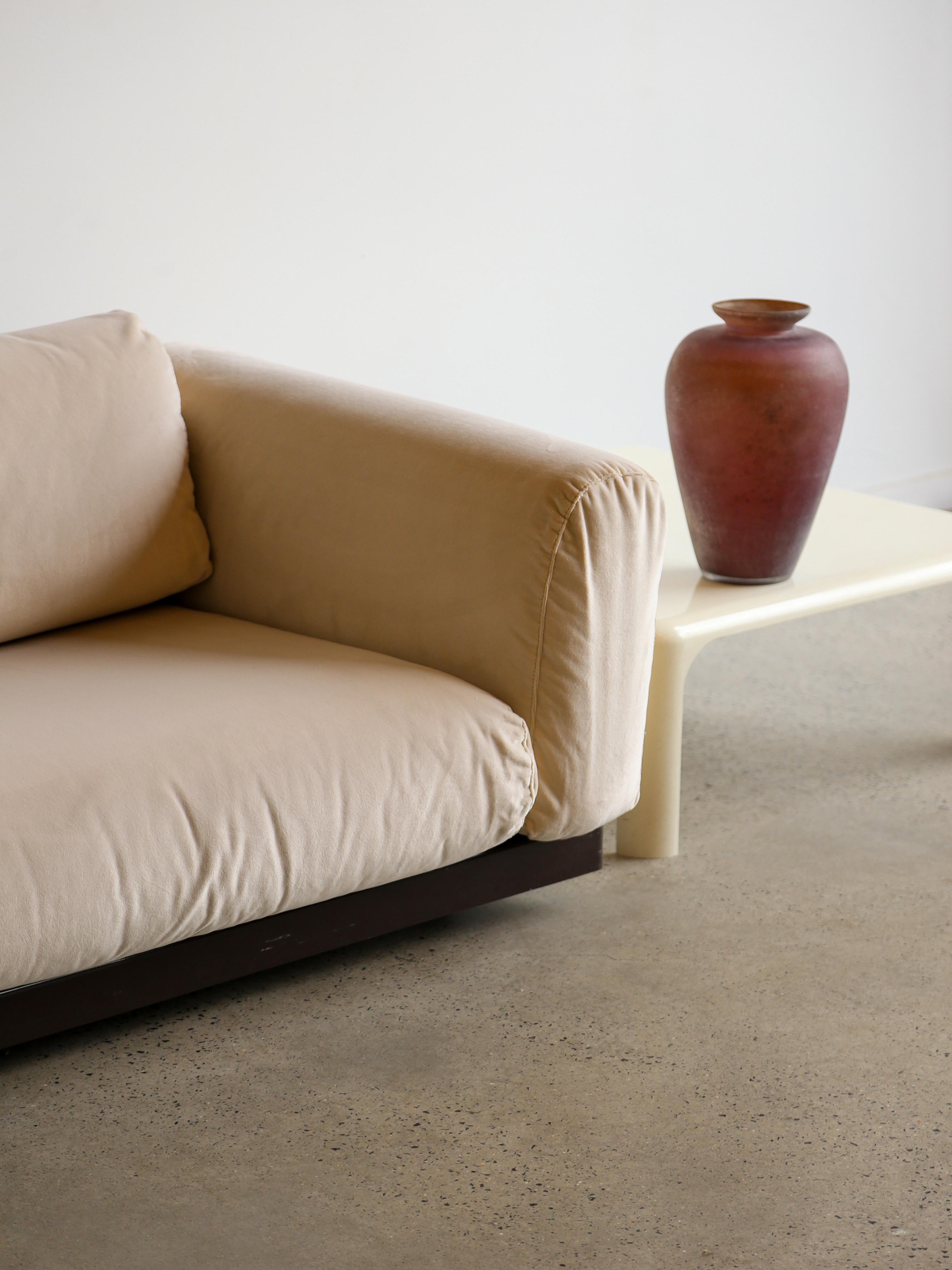 Mid Century Modern Gradual Sofa mit braunem Sockel von Cini Boeri für Knoll im Angebot 11