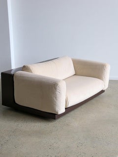 Mid Century Modern Gradual Sofa with Brown Base by Cini Boeri for Knoll