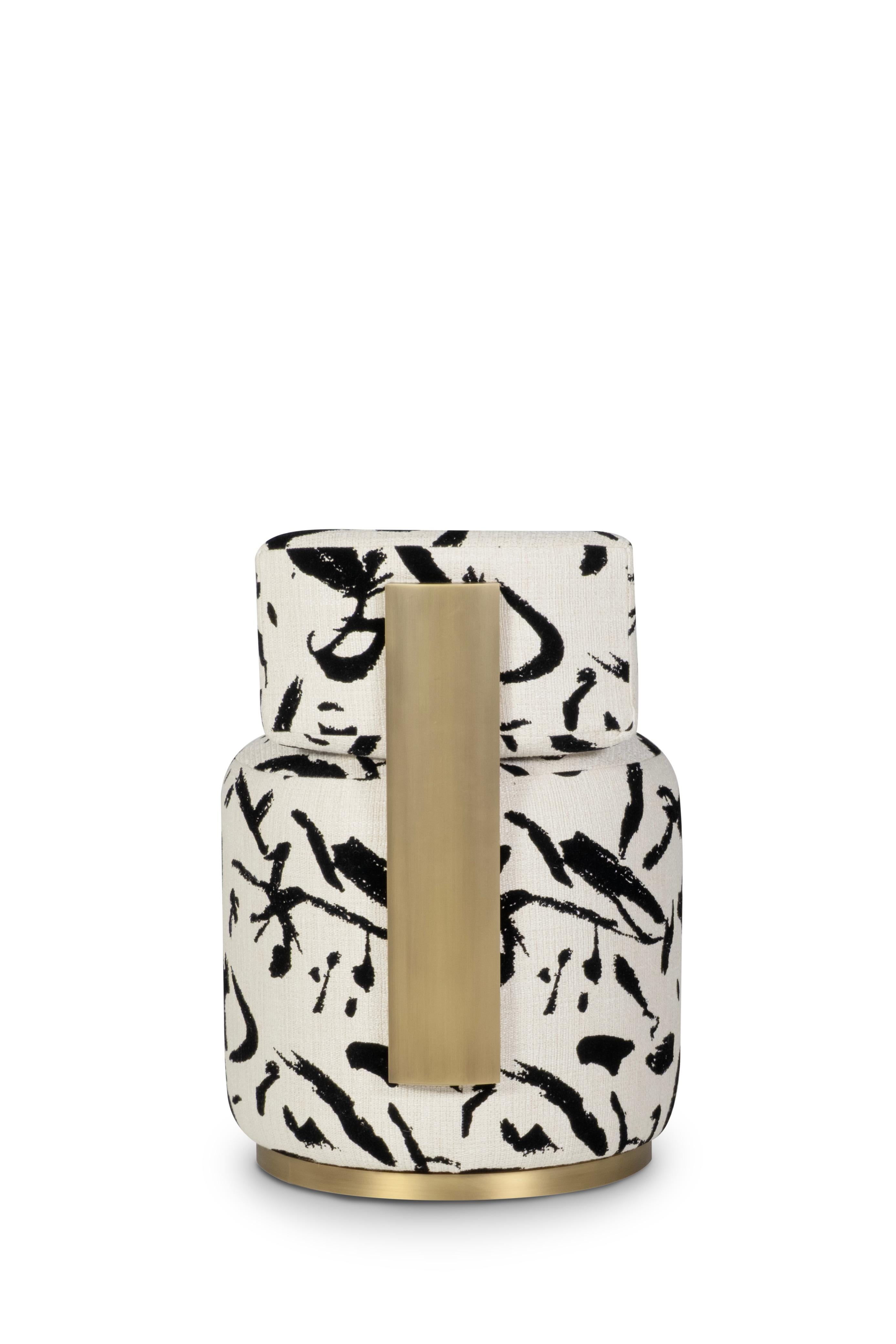 Mid-Century Modern Grand Chairs, drehbar, Messing, DEDAR Samt, Greenapple (Portugiesisch) im Angebot