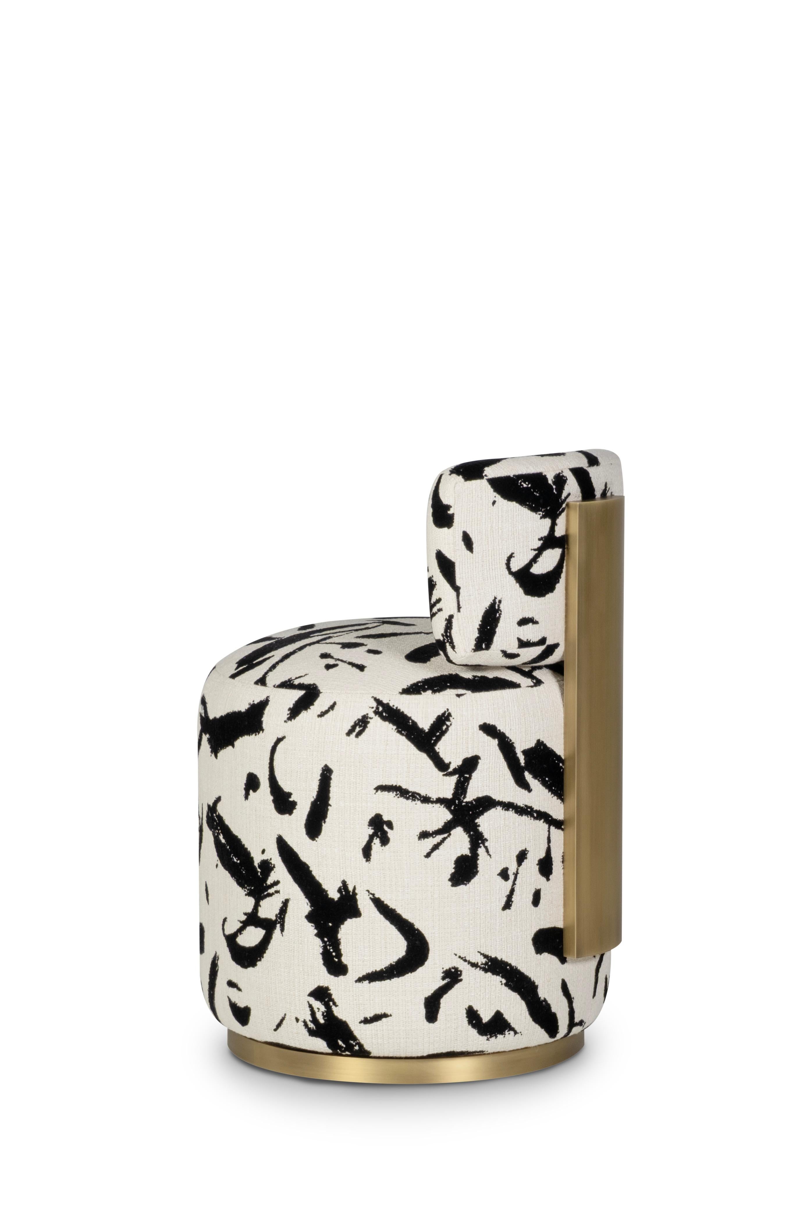 Mid-Century Modern Grand Chairs, drehbar, Messing, DEDAR Samt, Greenapple (Moderne der Mitte des Jahrhunderts) im Angebot