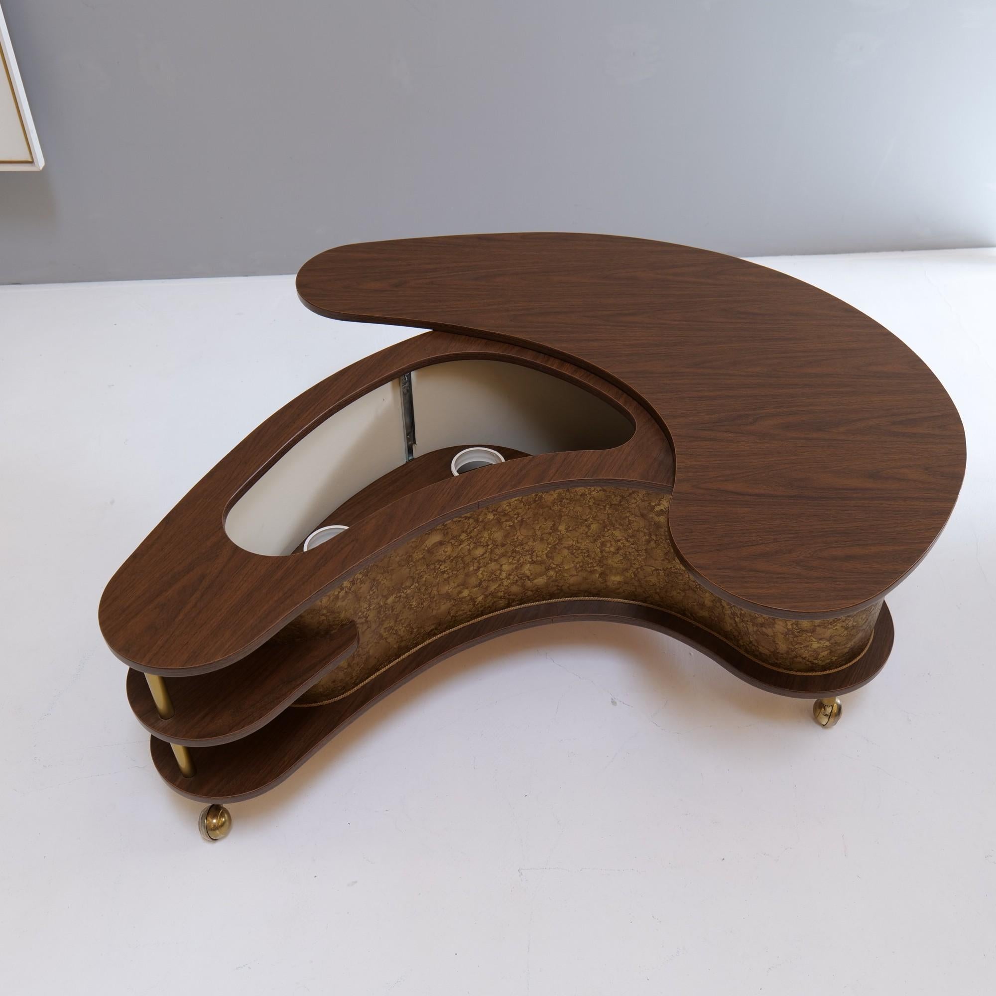 Mid Century modern - Grand Server boomerang bar from the 1960s, USA 3
