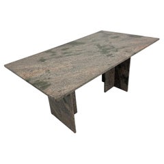 Mid-century modern granite dining table , 1970s