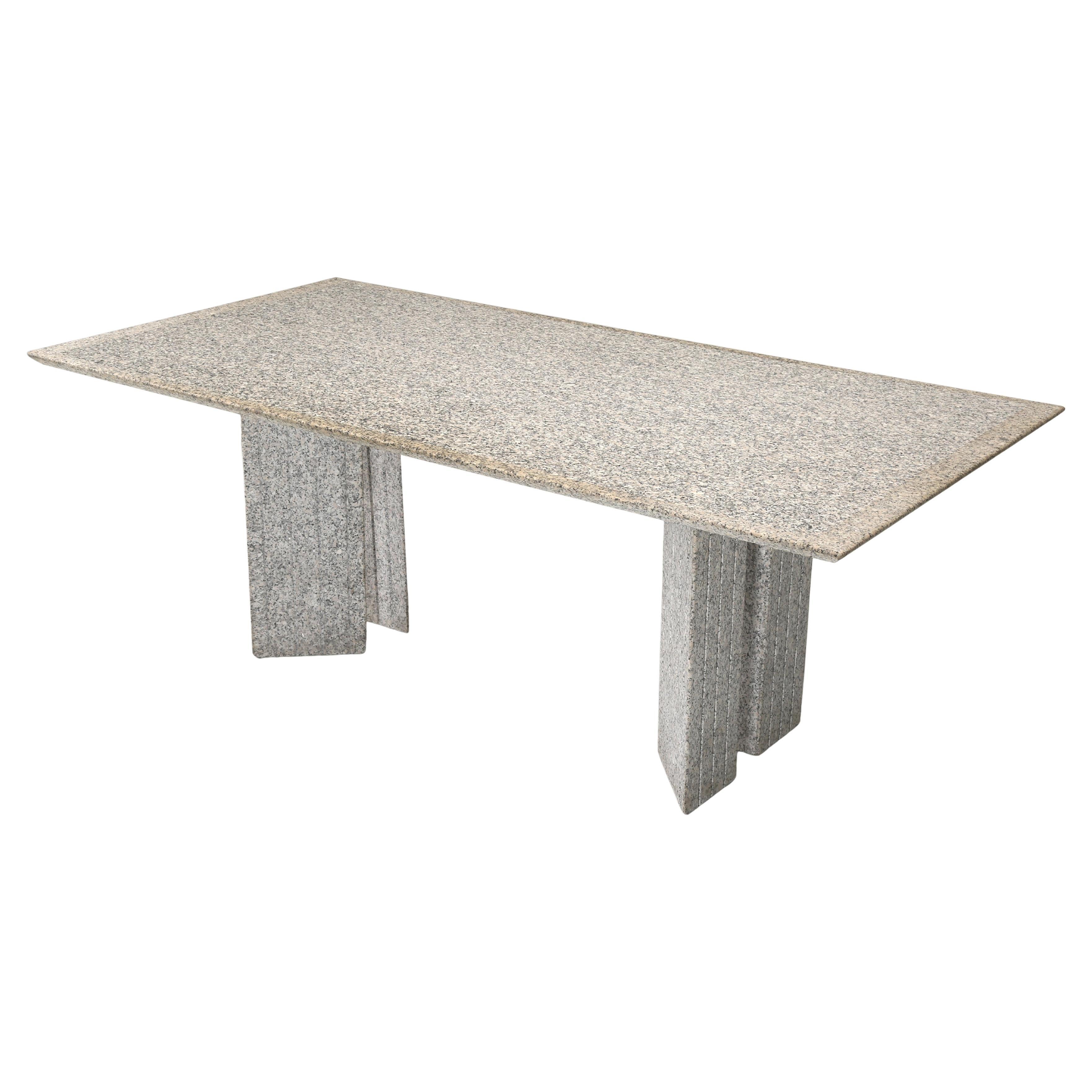 Mid-Century Modern Granite Dining Table or a Beautiful Desk from Italy c1970's
