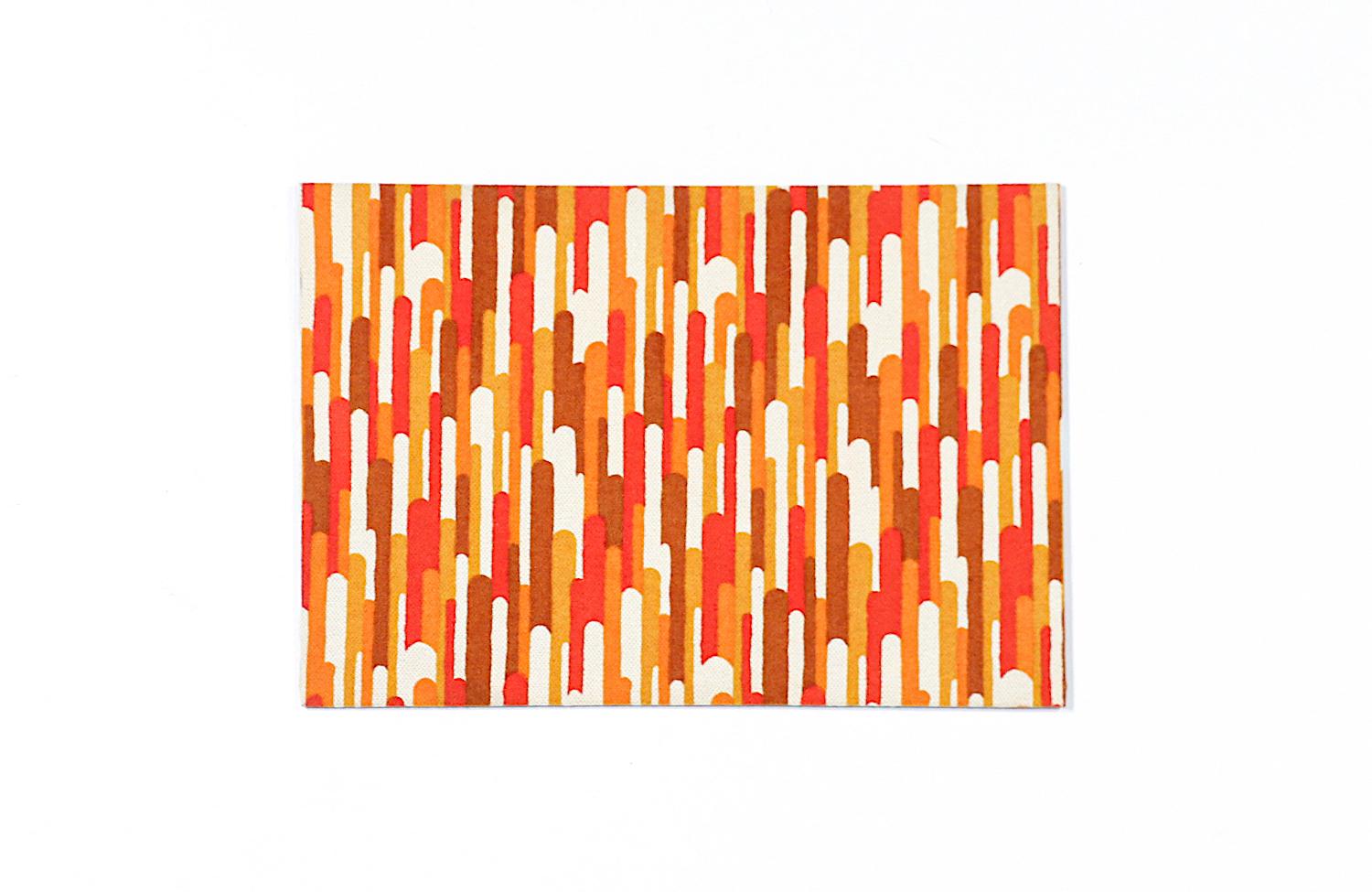 American Mid-Century Modern Graphic Textile Wall Art For Sale
