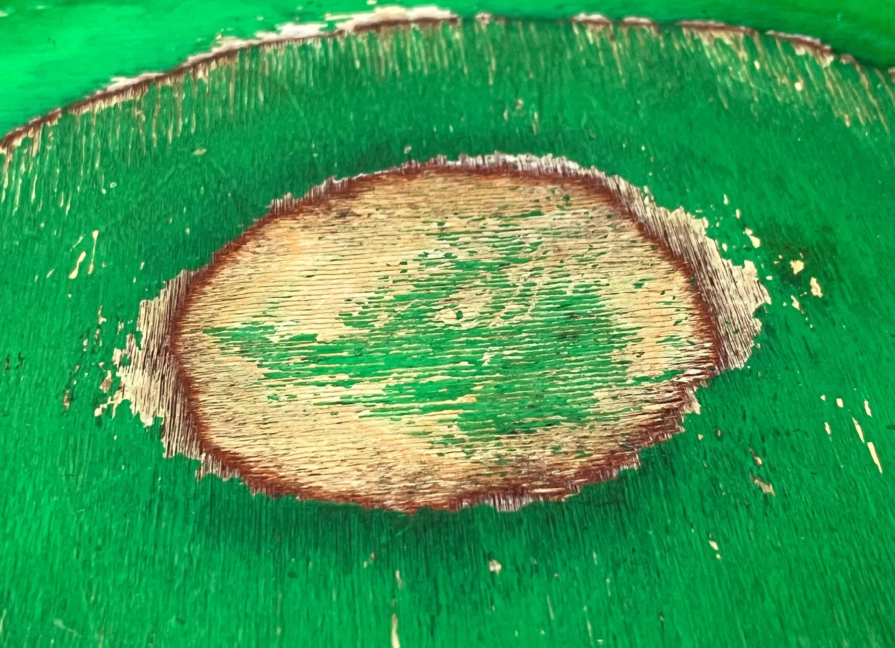 Ciotola verde moderna di metà secolo in legno di Paavo Asikainen, Finlandia, anni '60 in vendita 4