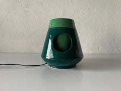 Mid-Century Modern Green Ceramic Swivel Table Lamp, 1960s, Italy