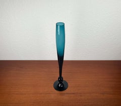 Moderne Grünglasvase aus der Jahrhundertmitte von Alsterfors Glasbruk, Schweden, 1960er Jahre