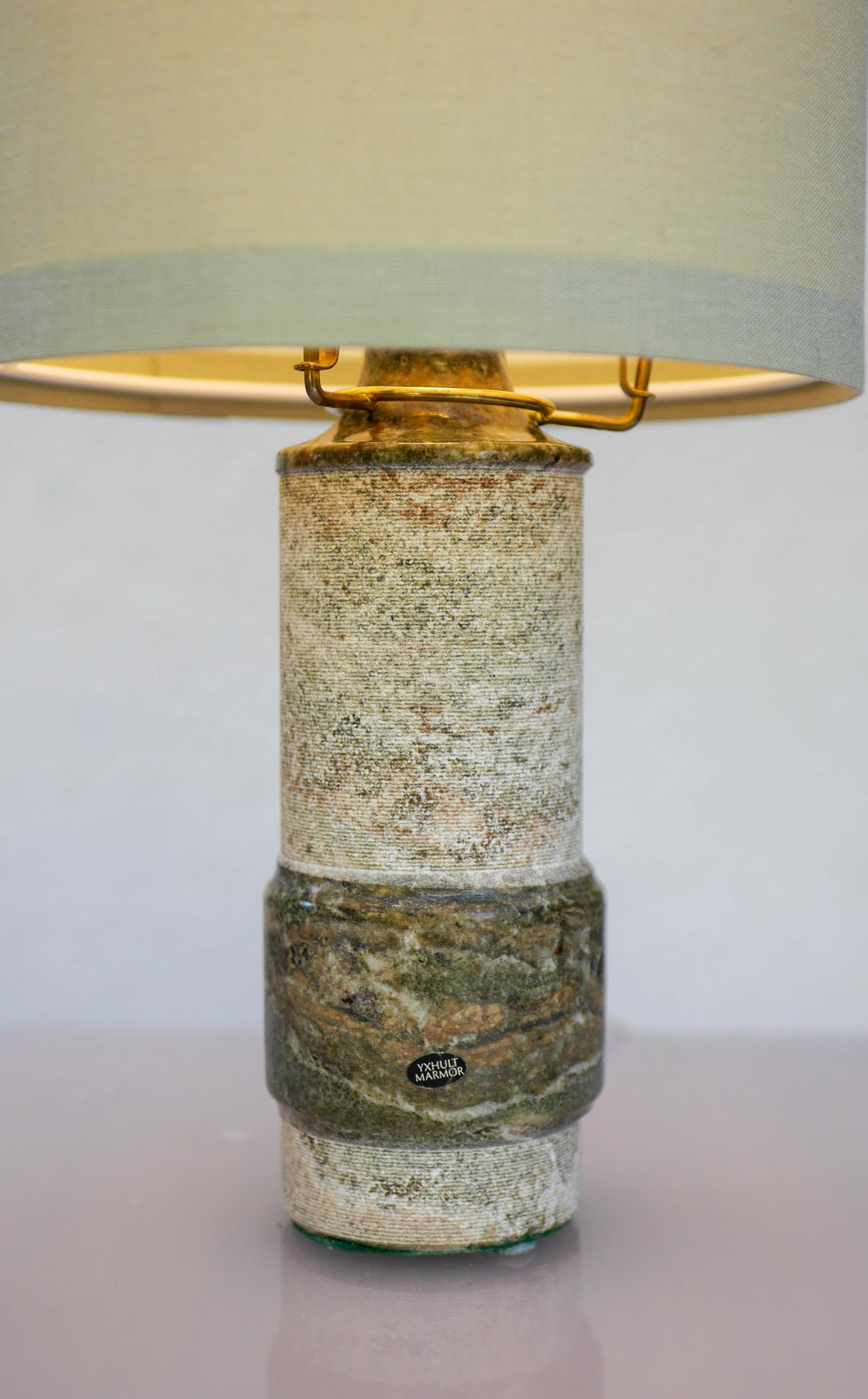 Lampada moderna di metà secolo in marmo Greene & Greene di Yxhult Kolmården, Svezia. in vendita 7