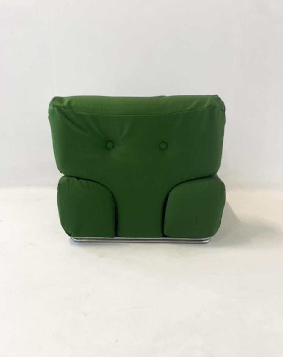Mid-Century Modern Green Italian Modular Sofa, 1960s 1