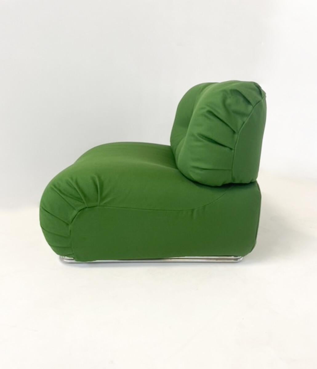 Mid-Century Modern Green Italian Modular Sofa, 1960s 3