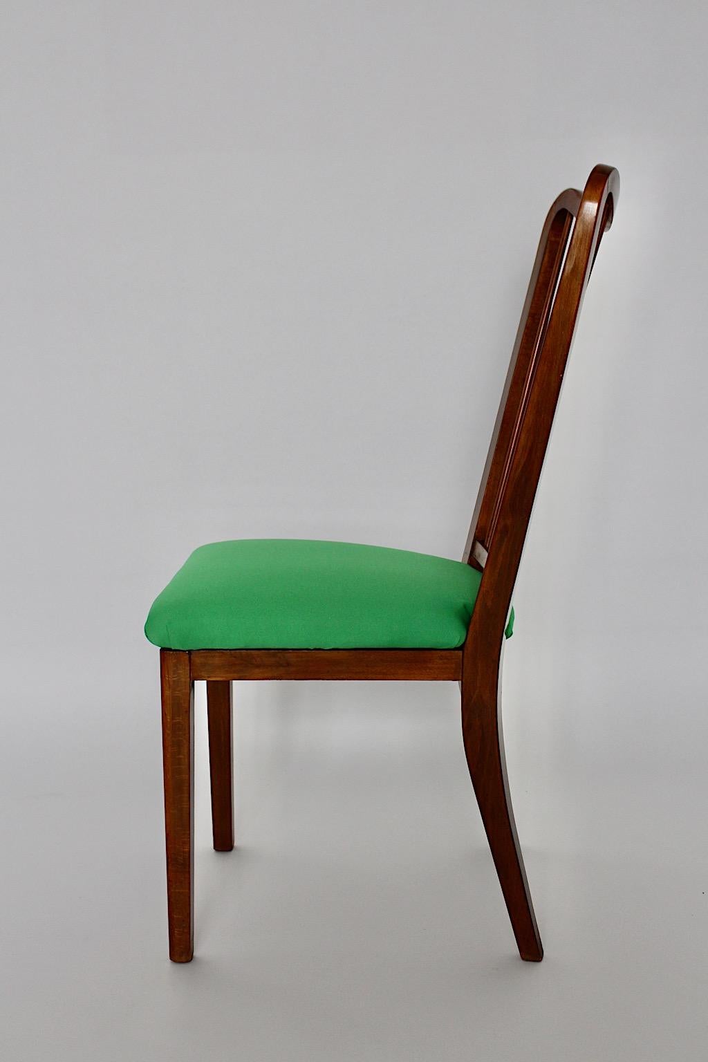 Mid-Century Modern Green Oswald Haerdtl Office Chair Side Chair Beech, 1950s In Good Condition For Sale In Vienna, AT