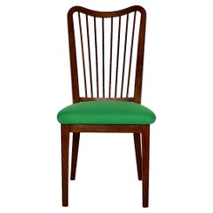 Mid-Century Modern Green Oswald Haerdtl Office Chair Side Chair Beech, 1950s