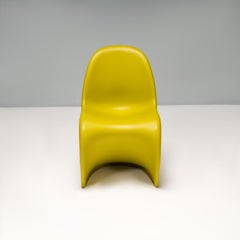 Chaises Panton vertes modernes du milieu du siècle dernier de Verner Panton pour Vitra