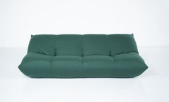 Mid-Century Modern Green Papillon Sofa by Giovannetti, Italy, 1970s
