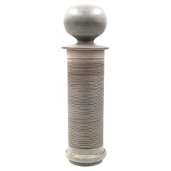 Mid-century Modern gres vase, Franco Bucci Italy ca. 1970