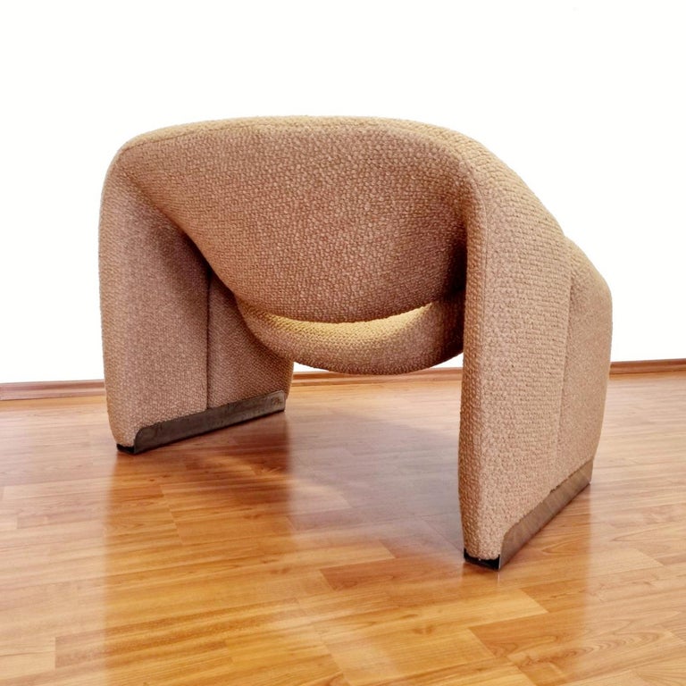 Mid-Century Modern Groovy F598 Chair by Pierre Paulin, 70s For Sale at ...