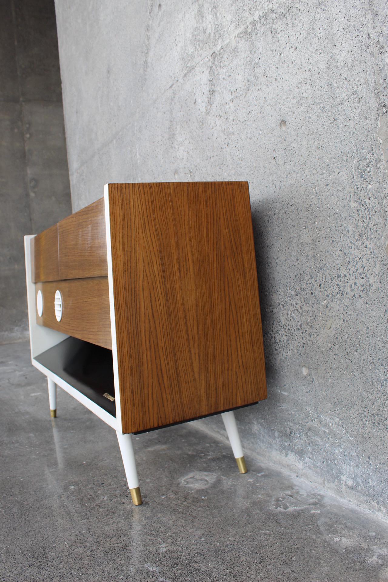 German Mid-Century Modern Grundig Majestic Stereo Console For Sale