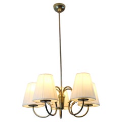 Lampada da soffitto a cinque bracci Gunnel Nyman, modello 51132, Idman 1950s