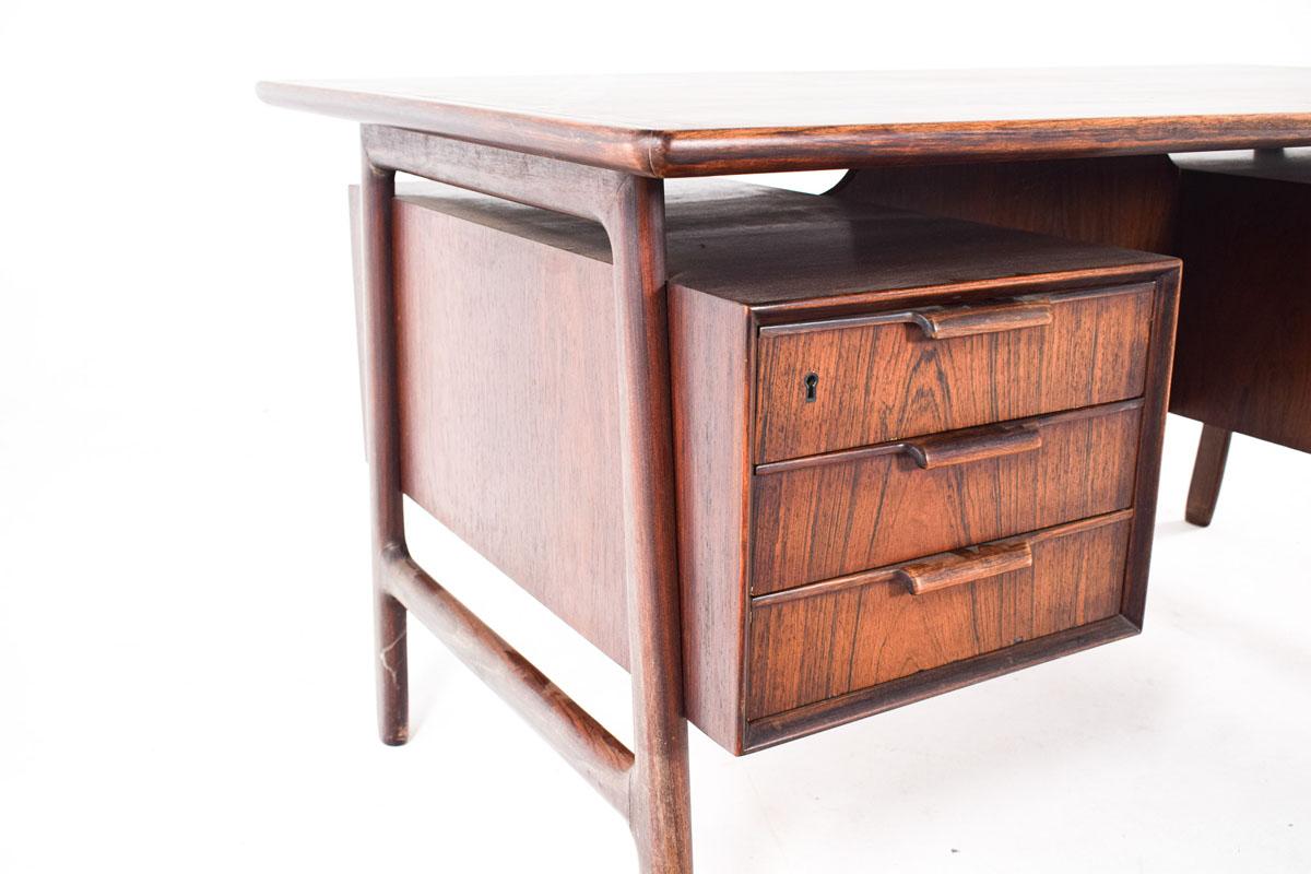 Mid-Century Modern Gunni Omann Rosewood Desk for Omann Yun 3