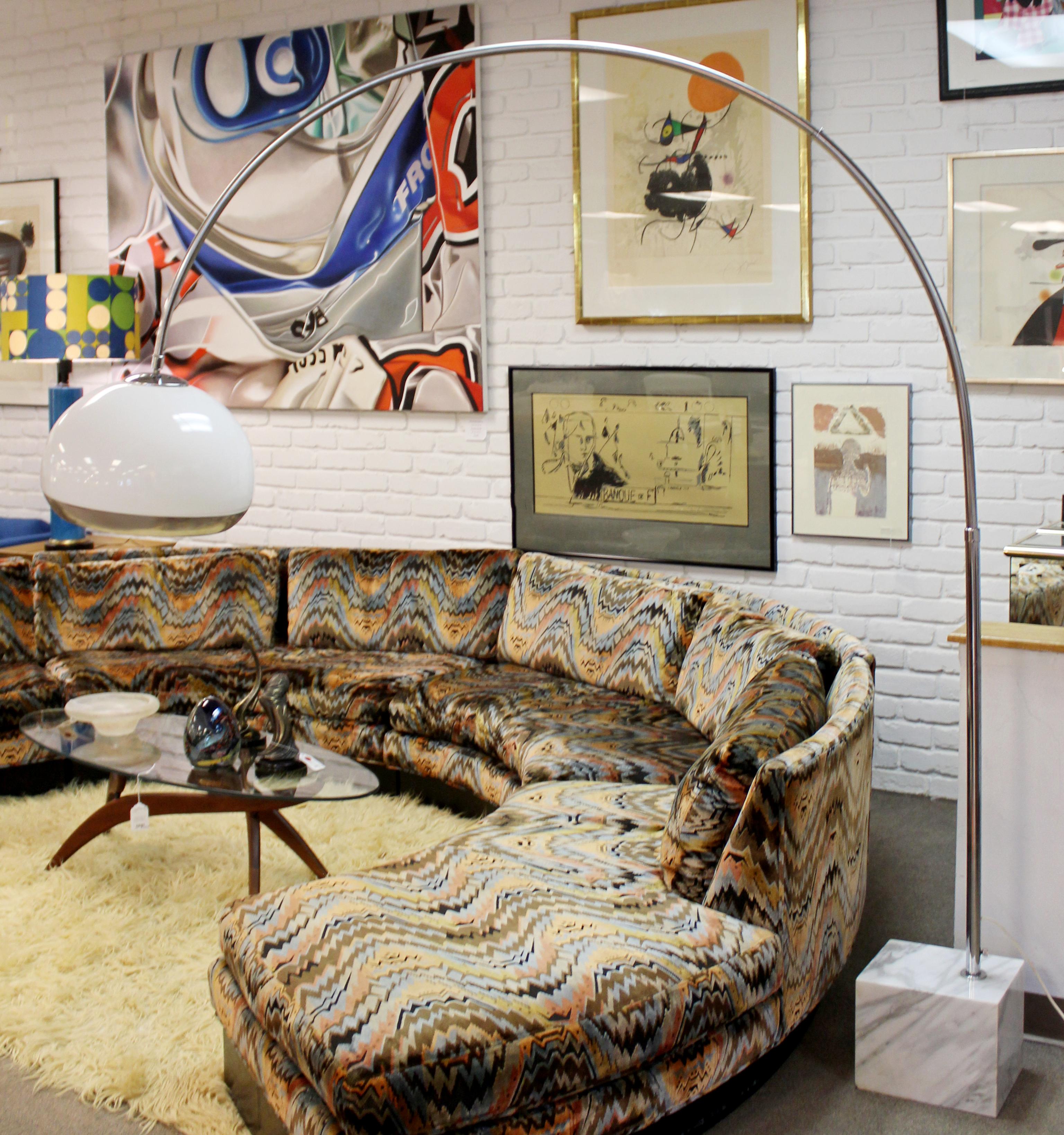 vintage marble base floor lamp